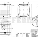 Топливный бак Mercedes Benz 320L 700x650x850 - A9604706402, A9604705502